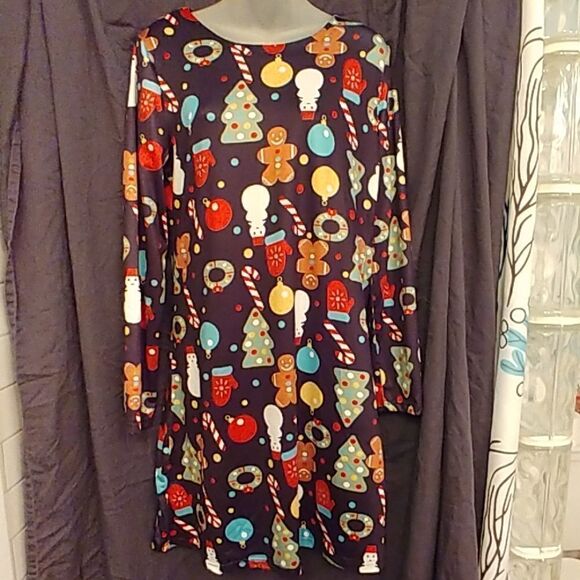 Colorful Christmas Dress - Picture 1 of 6